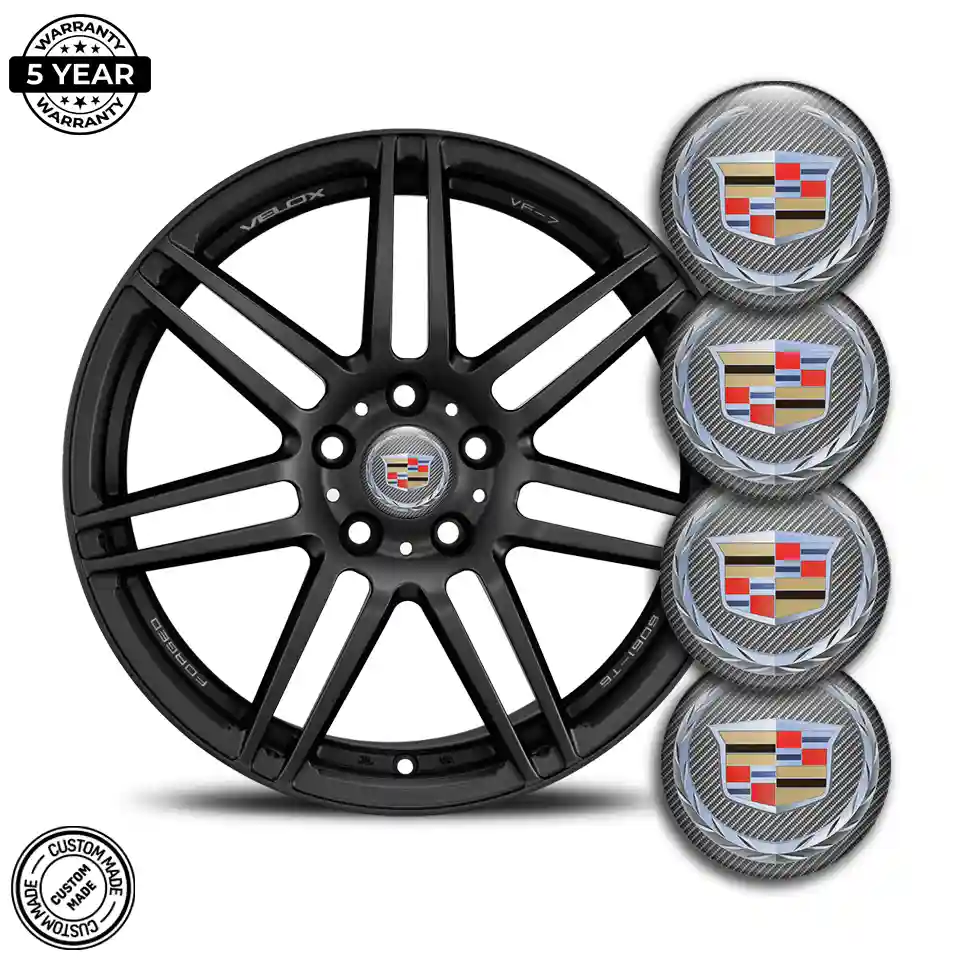 Cadillac Silicone Sticker Self-Adhesive Stylish Design