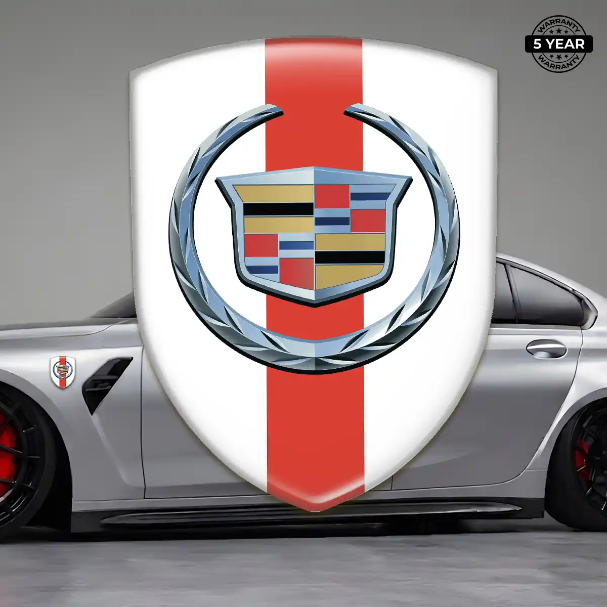 Cadillac Silicone Sticker Superior Craft