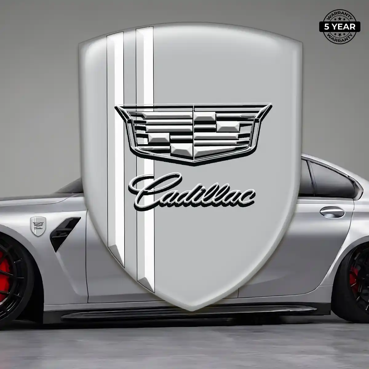Cadillac Silicone Sticker Vortex Series
