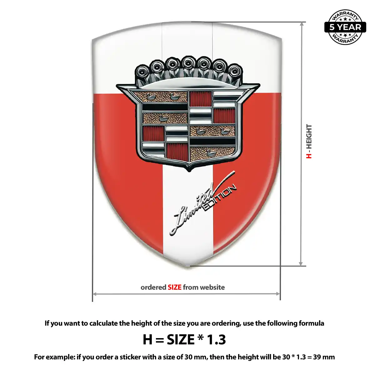 Cadillac Sticker Opulent Line