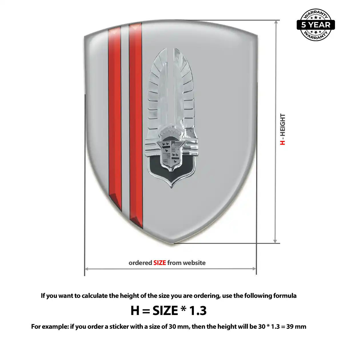 Cadillac Sticker Prestige Line