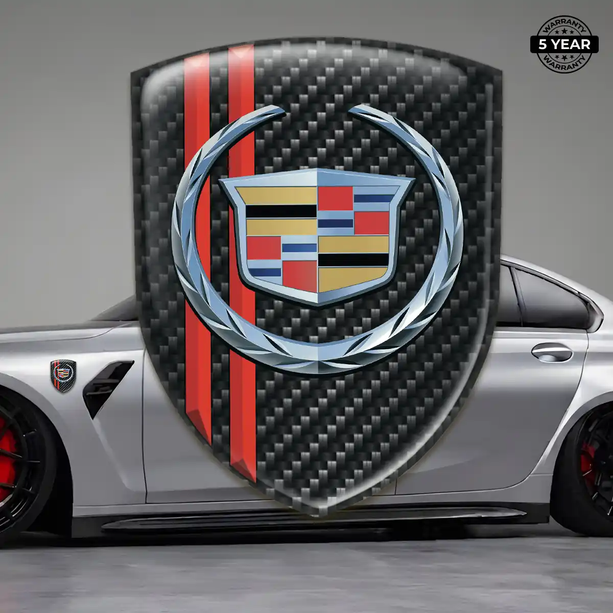 Cadillac Sticker Refined Design