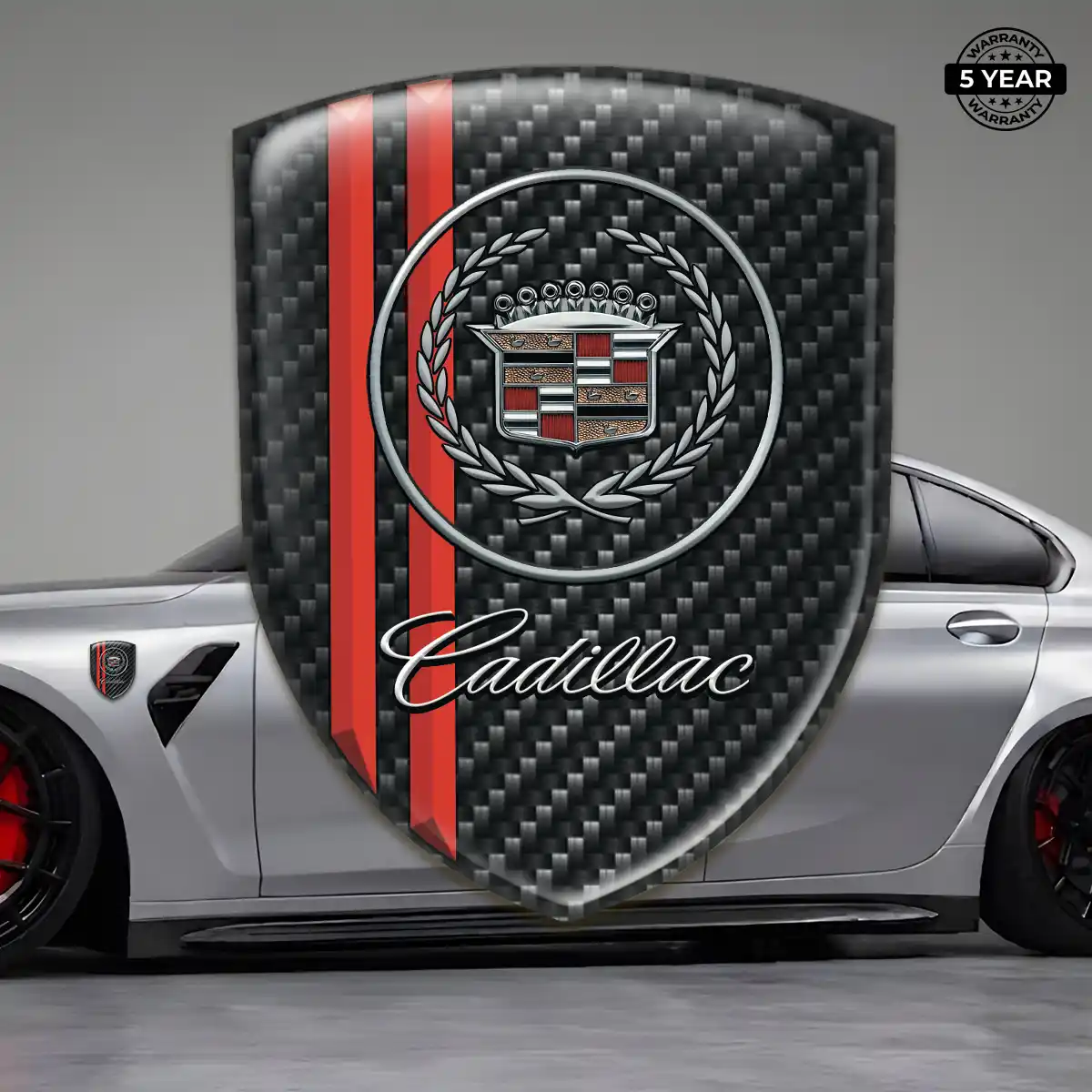 Cadillac Sticker Resin Luxe