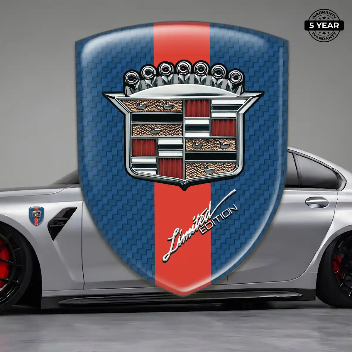 Cadillac Vehicle Logo Sticker Elite Finish