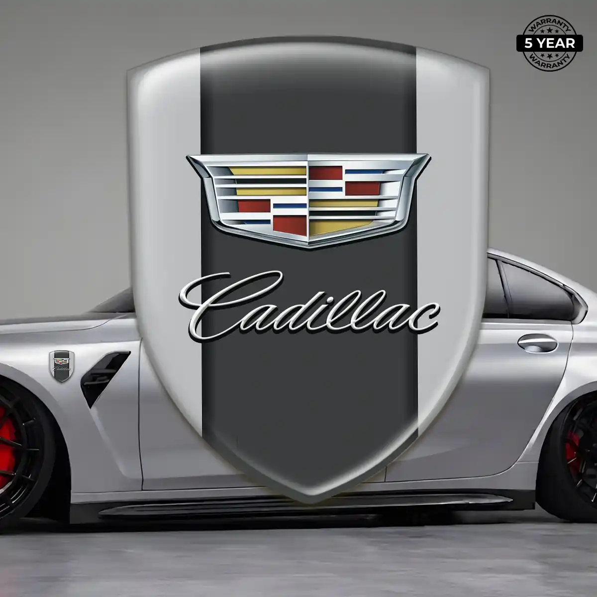 Cadillac Vehicle Logo Sticker Exterior Luxe