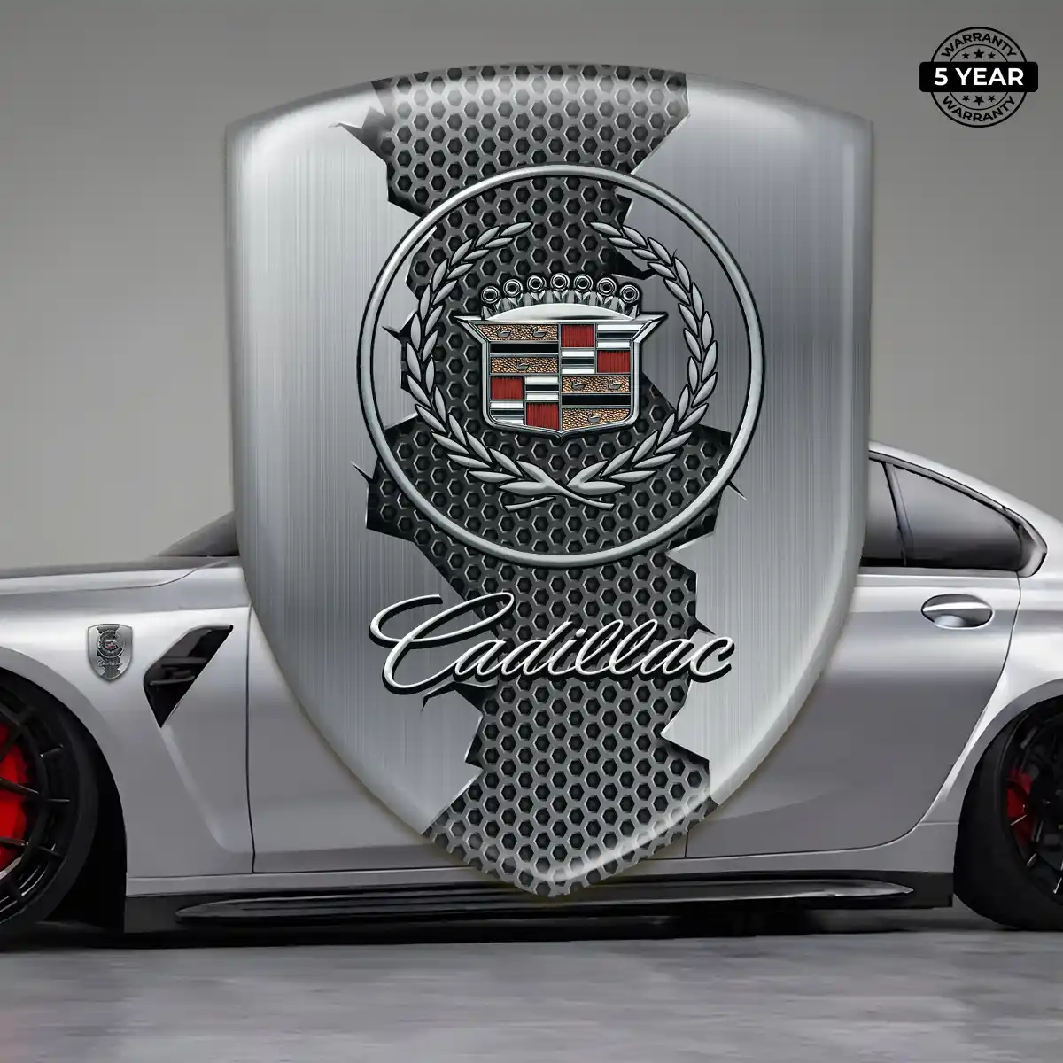 Cadillac Vehicle Logo Sticker Interior Elegance