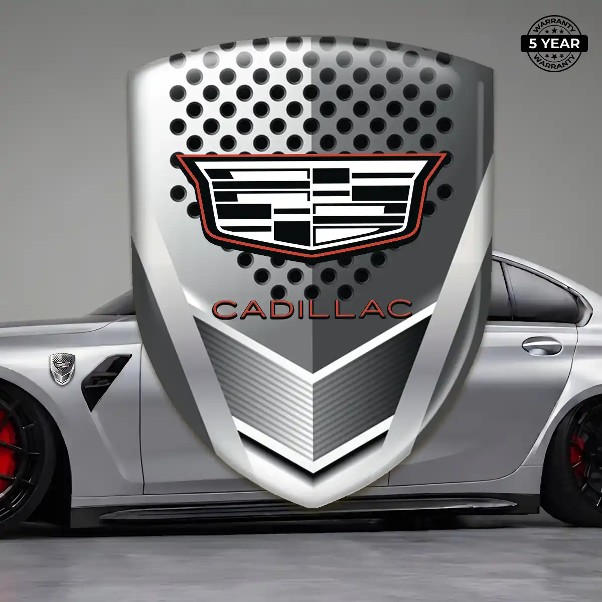 Cadillac Vehicle Logo Sticker Marked Edition