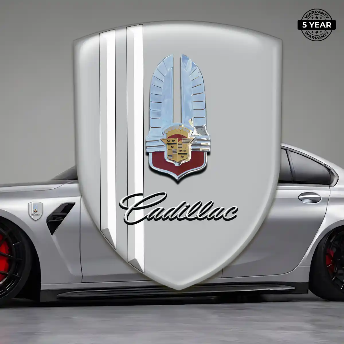 Cadillac Vehicle Logo Sticker Noble Edition