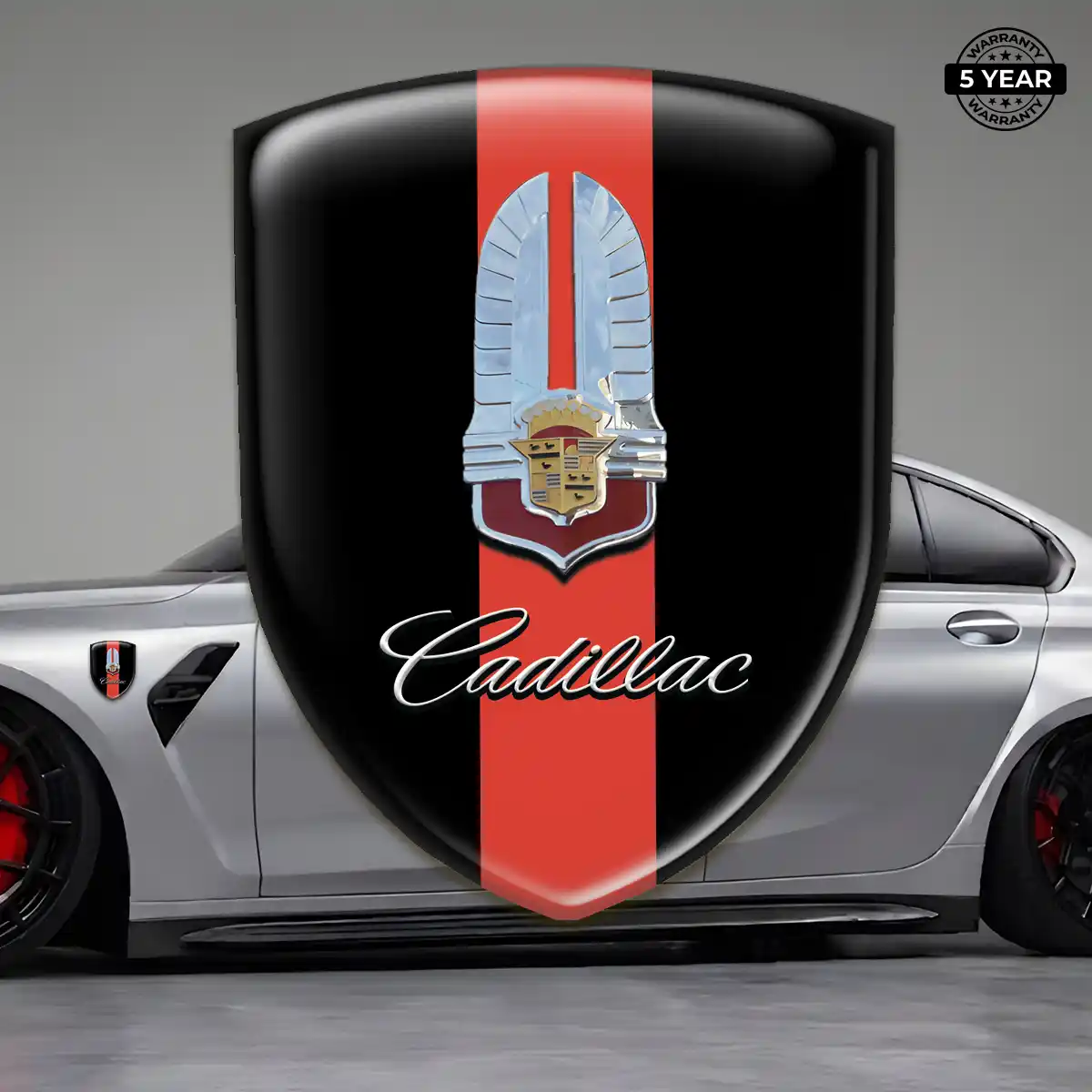 Cadillac Vehicle Logo Sticker Opulent Line