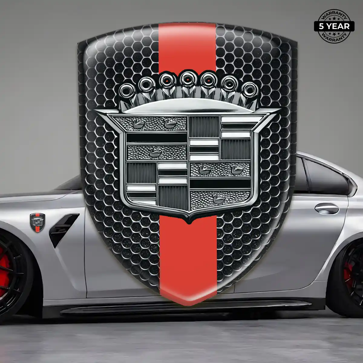 Cadillac Vehicle Logo Sticker Performance Style