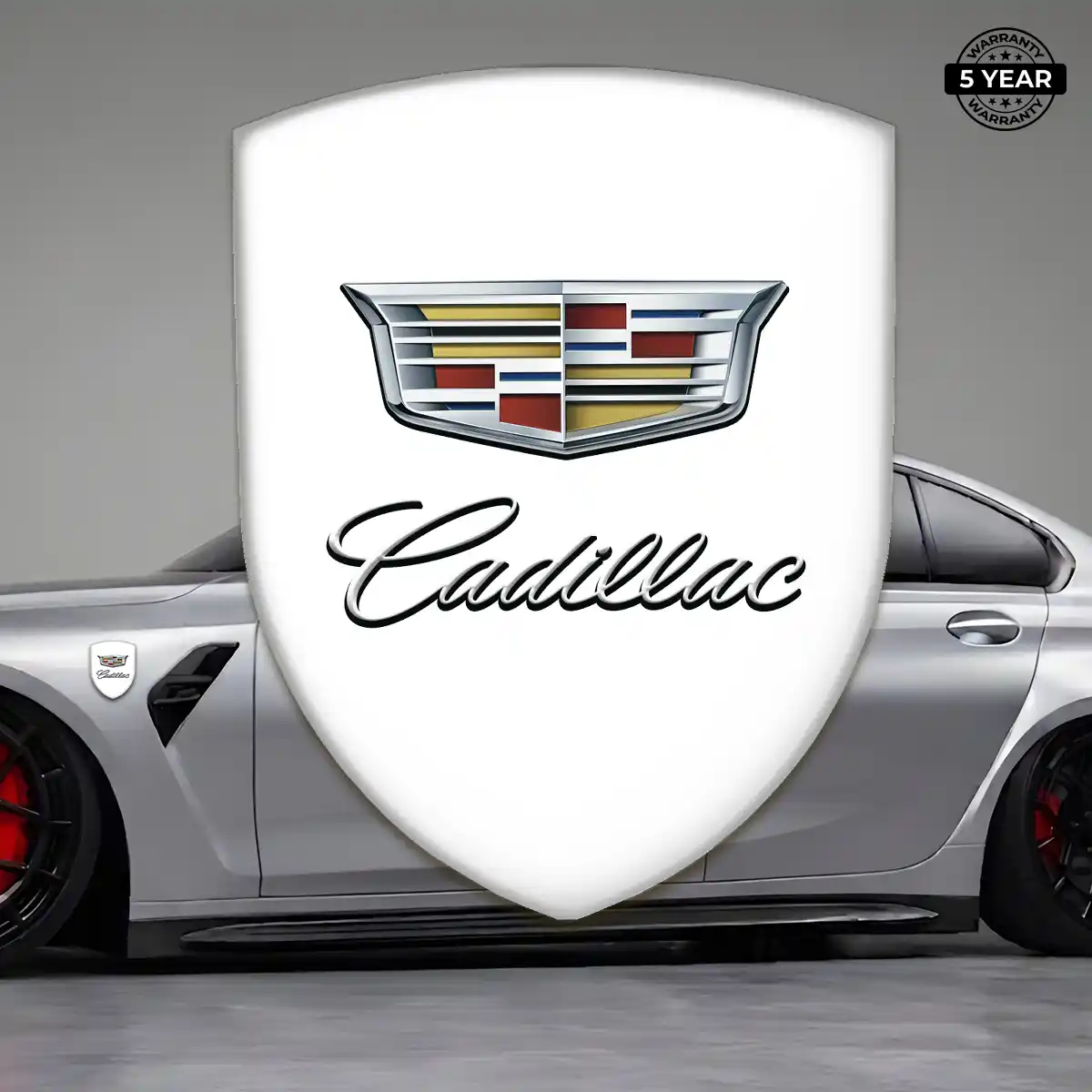 Cadillac Vehicle Logo Sticker Prestige Line