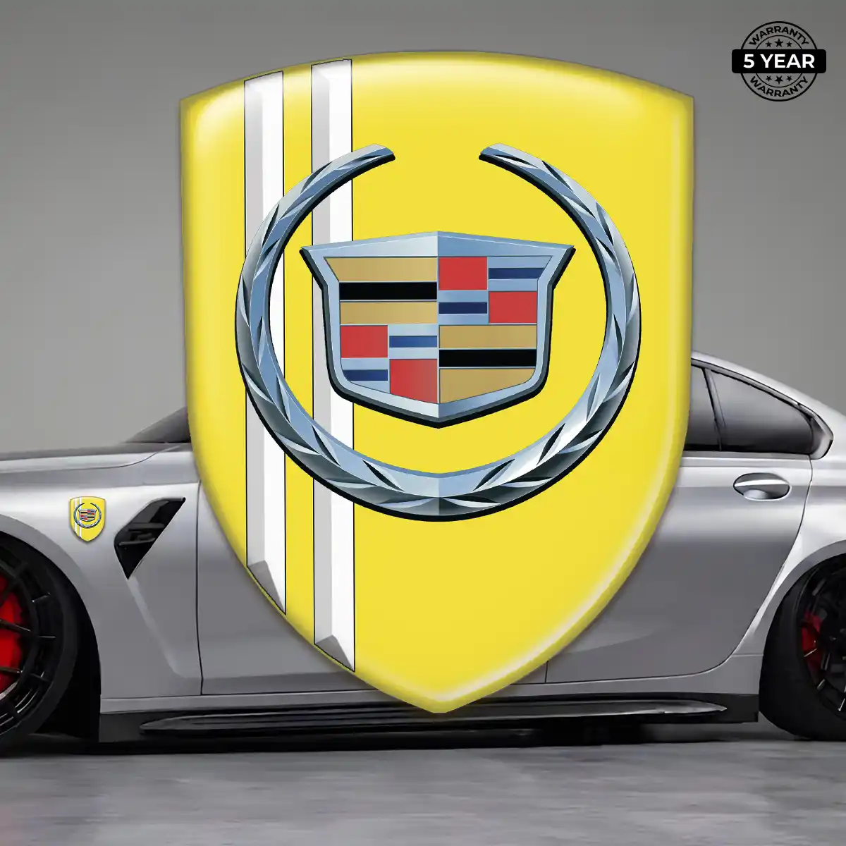 Cadillac Vehicle Logo Sticker Signature Grade