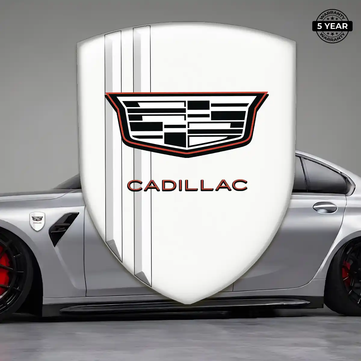 Cadillac Vehicle Logo Sticker Vortex Series