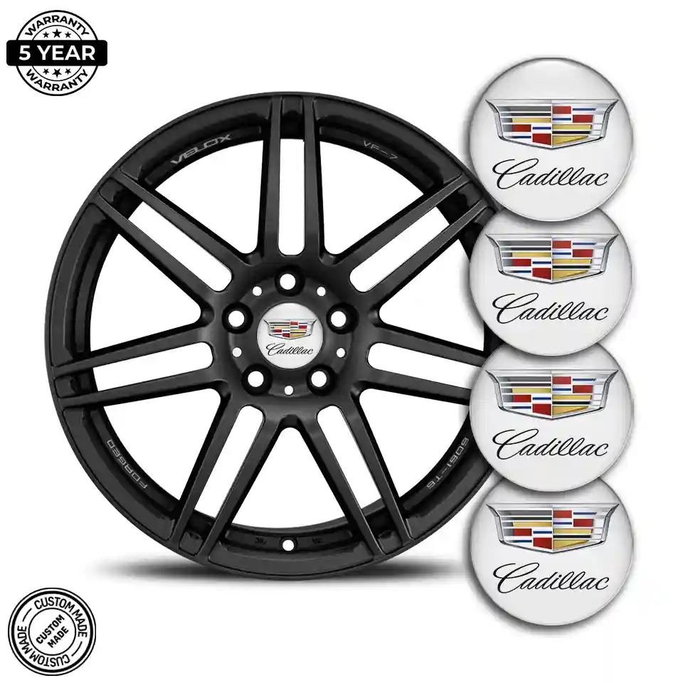 Cadillac Wheel Emblem Self-Adhesive High Quality