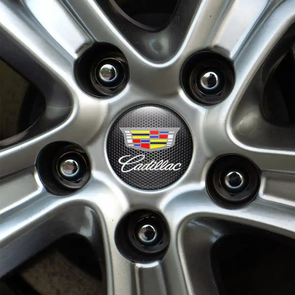 Cadillac Wheel Emblems Premium Edition