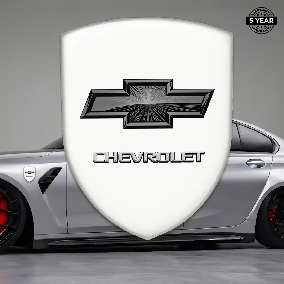 Chevrolet 3D Badge Sticker Sleek Style
