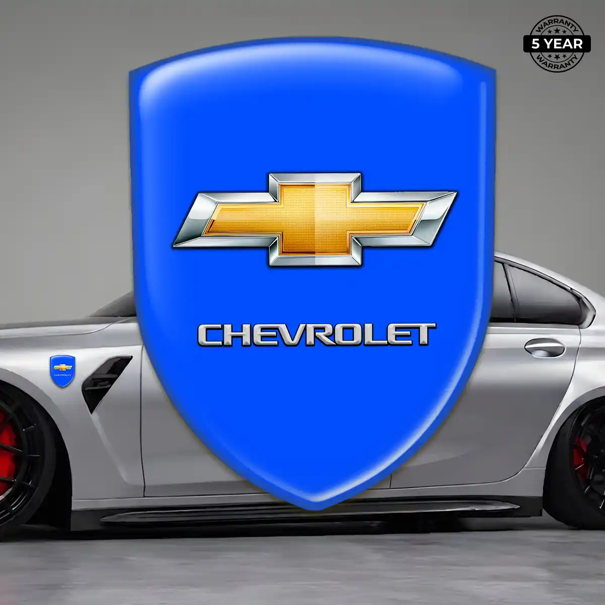 Chevrolet 3D Domed Sticker Refined Design