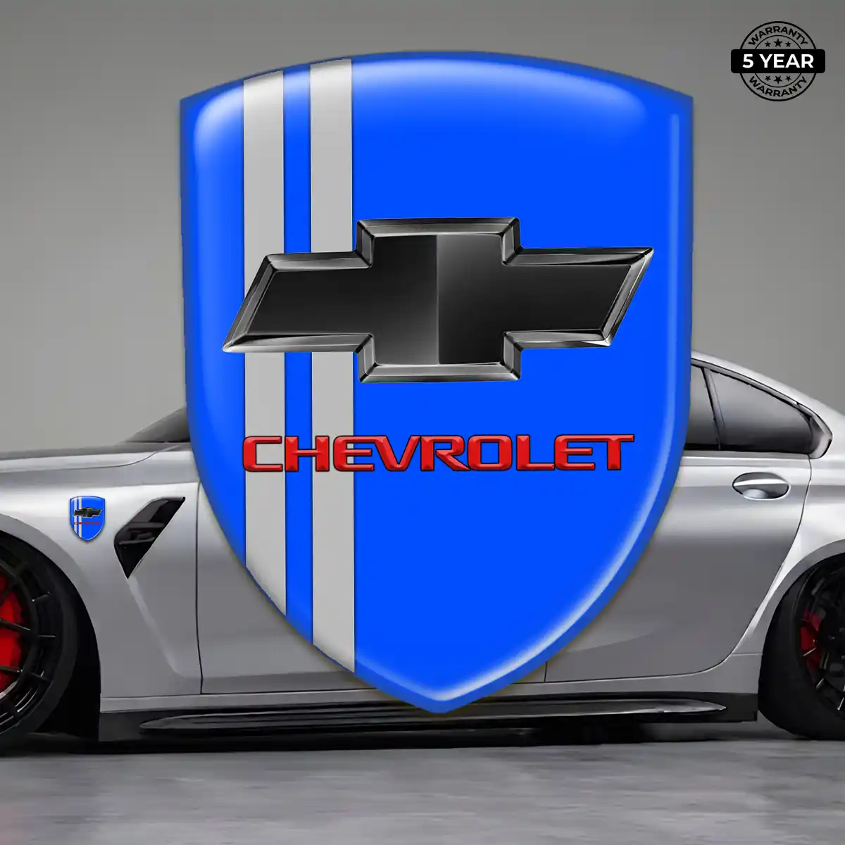 Chevrolet 3D Domed Sticker Signature Grade