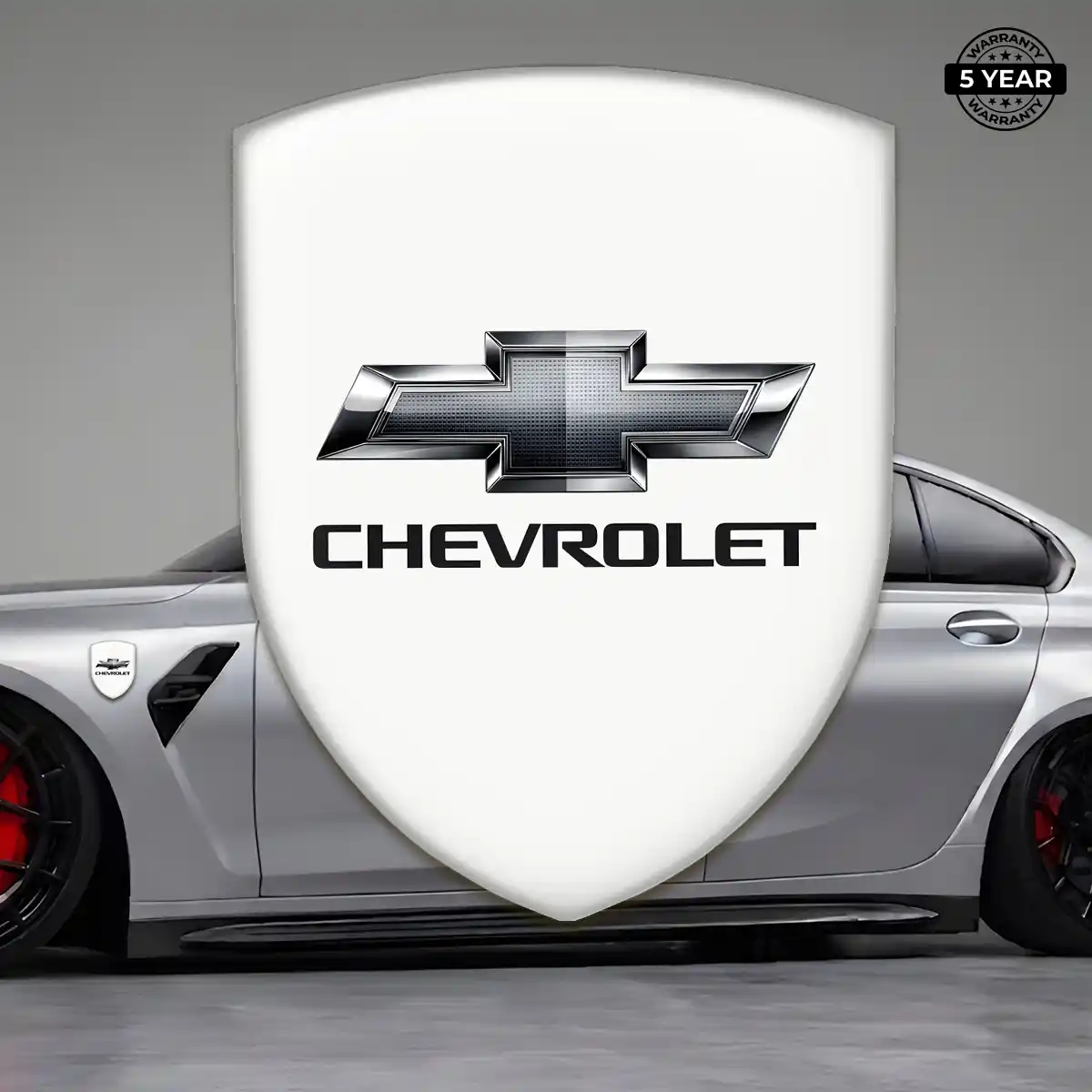 Chevrolet 3D Emblem Sticker Refined Design