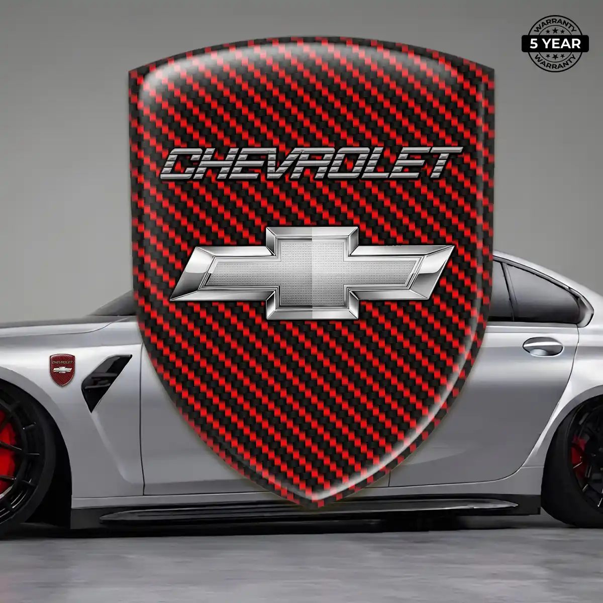 Chevrolet 3D Emblem Sticker Signature Grade