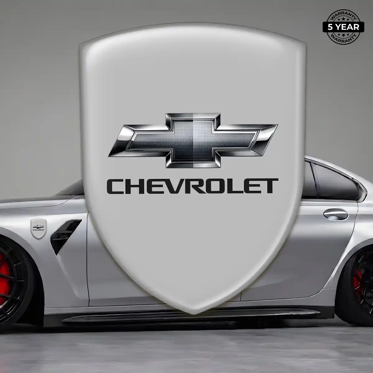 Chevrolet 3D Emblem Sticker Sleek Style