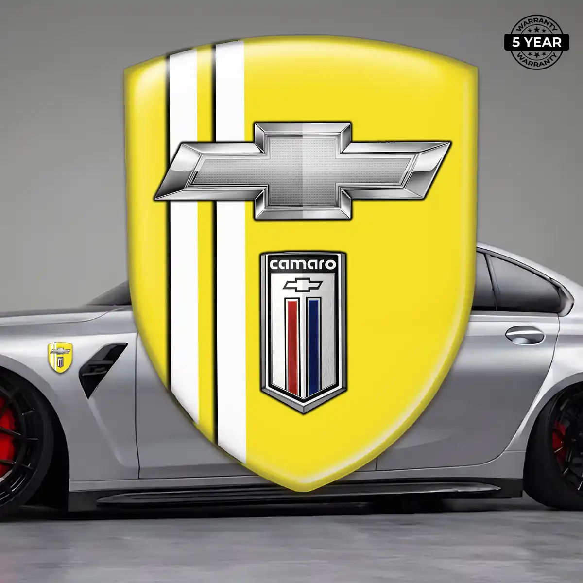 Chevrolet 3D Gel Sticker Refined Design
