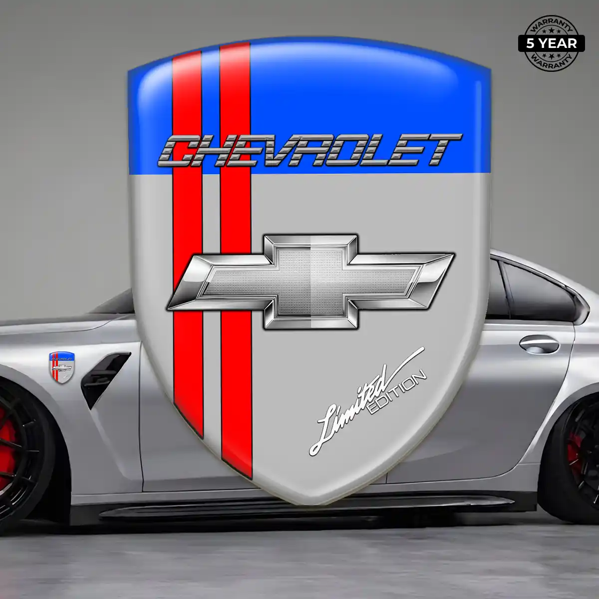 Chevrolet 3D Logo Sticker Elite Finish