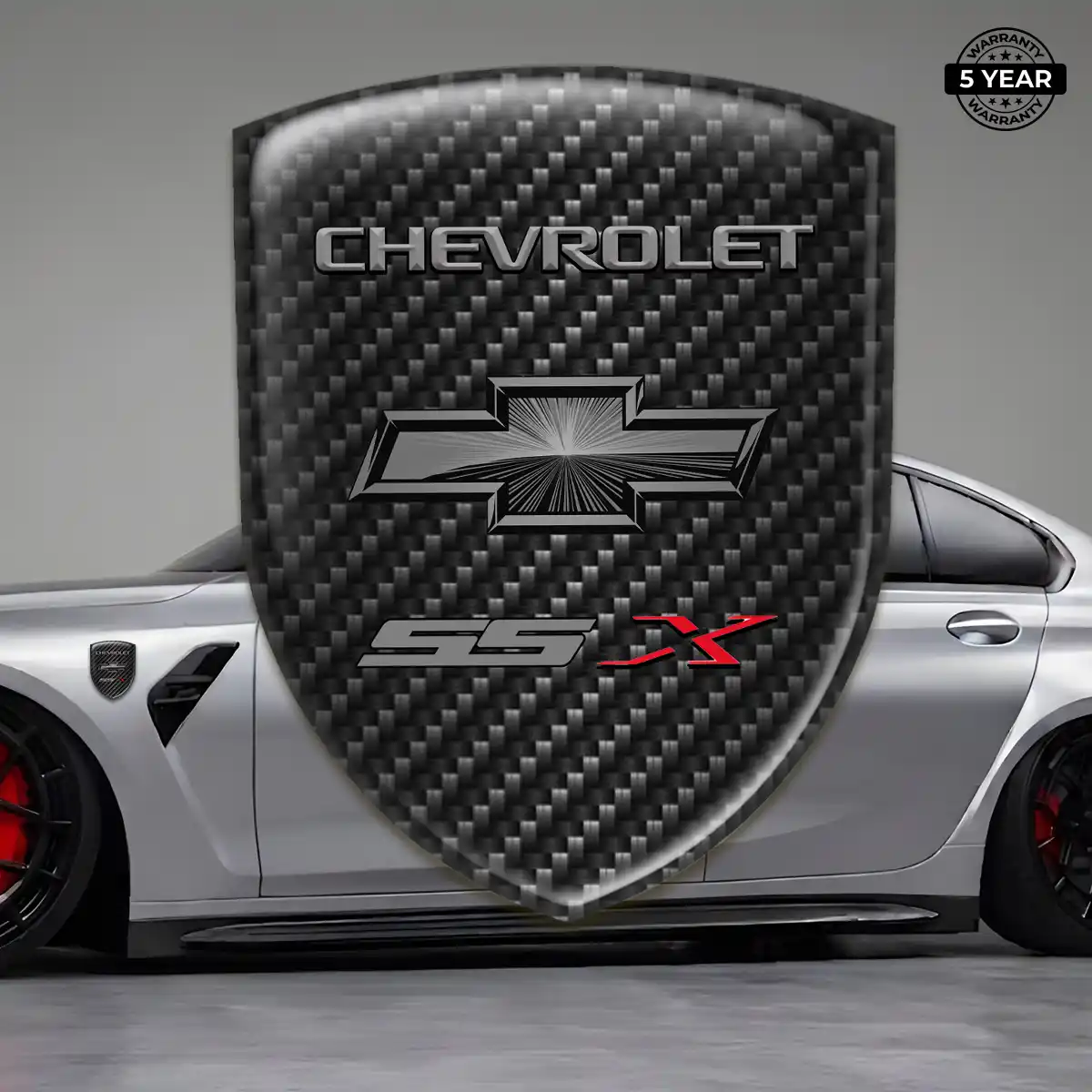 Chevrolet 3D Logo Sticker Prime Quality