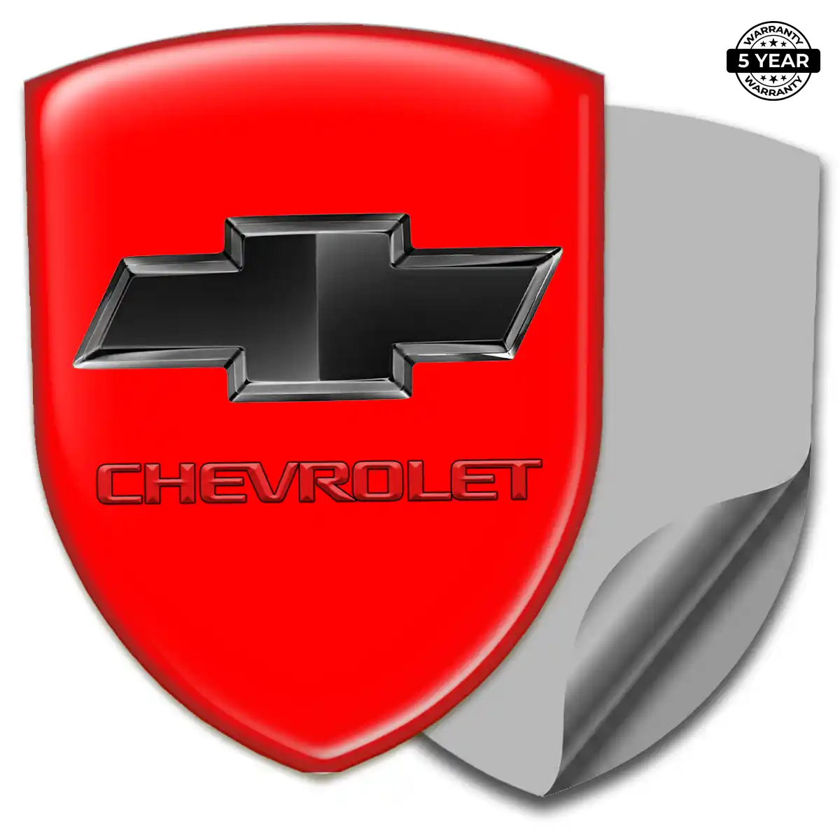 Chevrolet 3D Logo Sticker Signature Grade