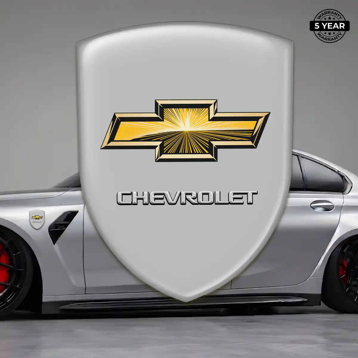 Chevrolet 3D Resin Sticker Refined Design