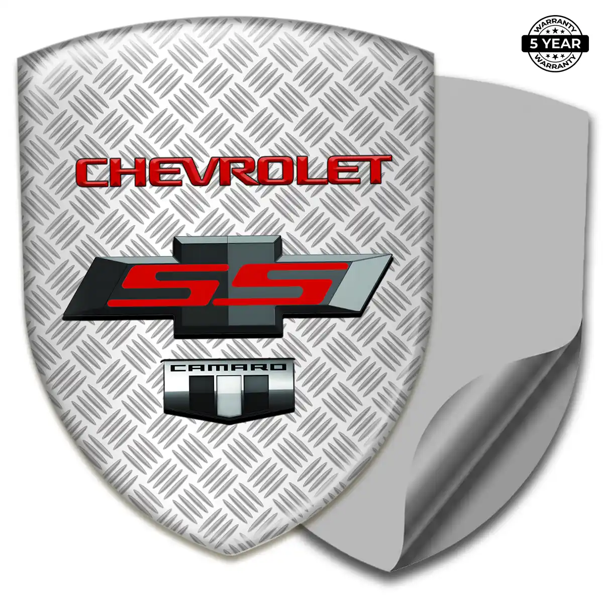 Chevrolet 3D Resin Sticker Sleek Style