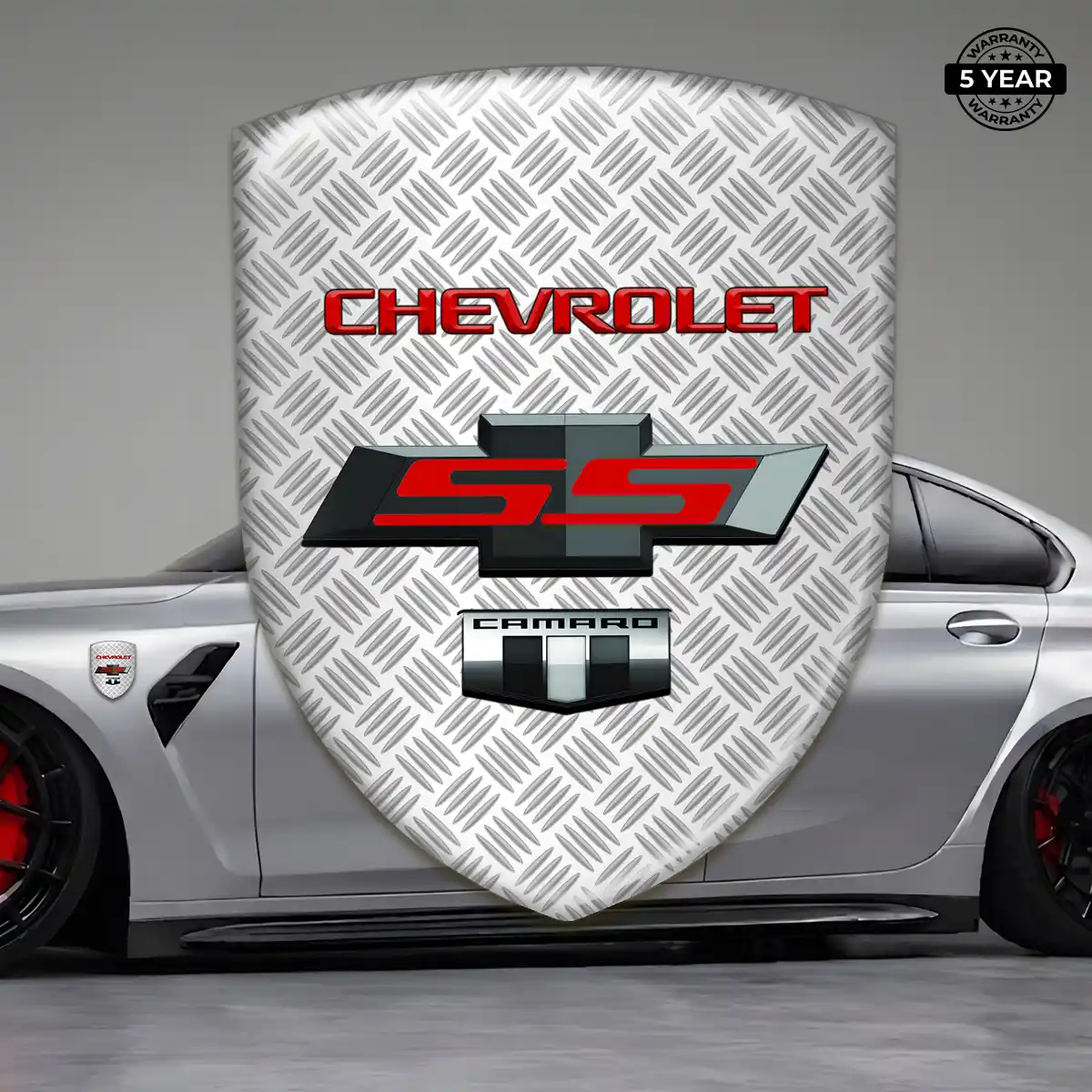 Chevrolet 3D Resin Sticker Sleek Style