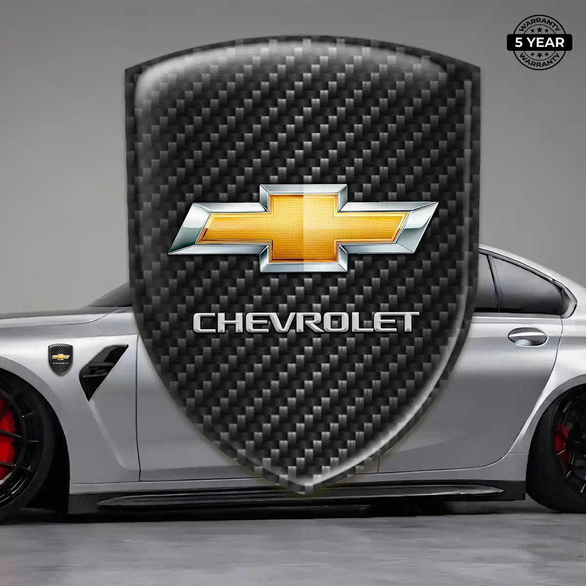 Chevrolet Automotive Emblem Sticker Prestige Line