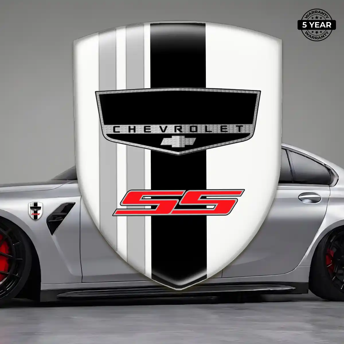 Chevrolet Automotive Emblem Sticker Refined Design