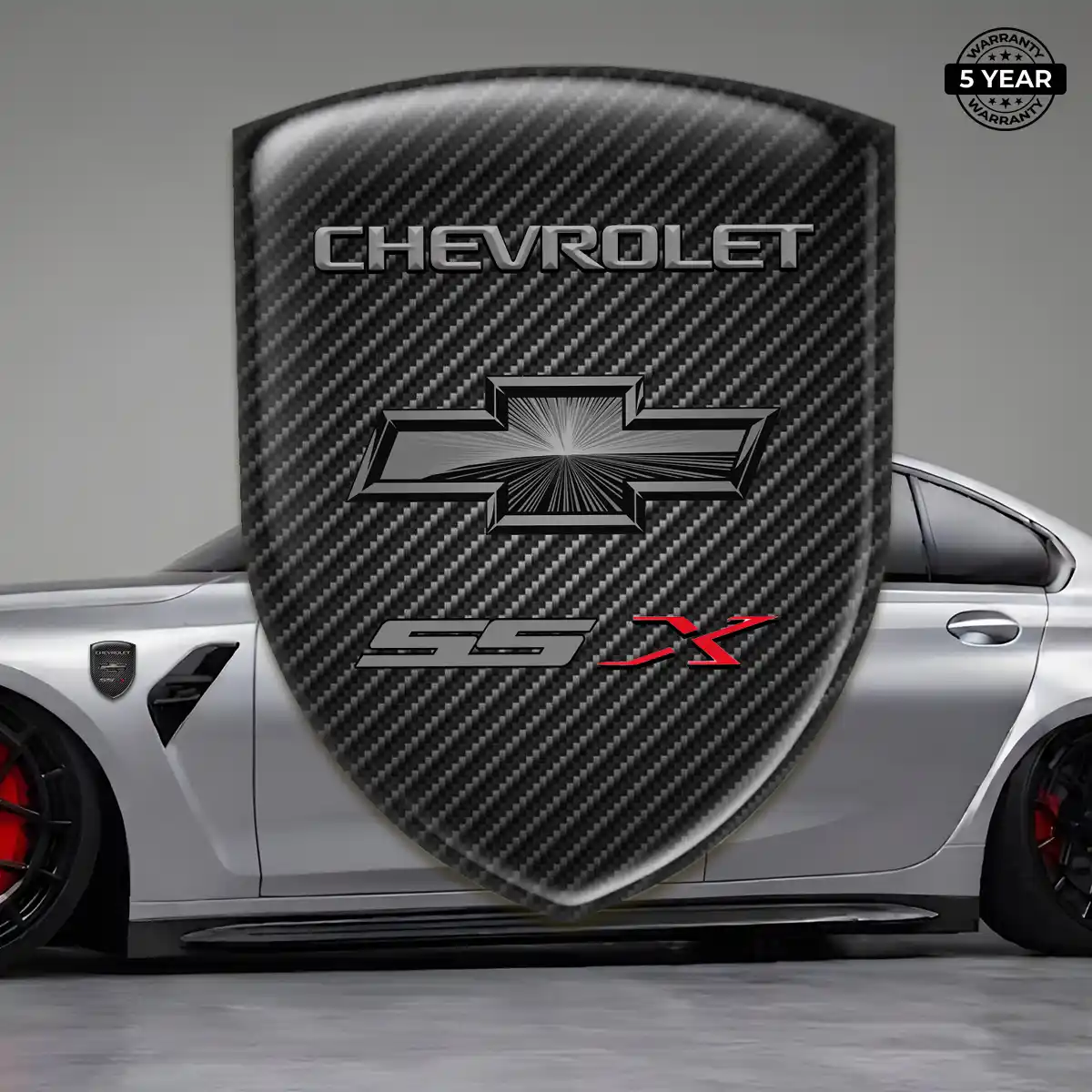 Chevrolet Automotive Logo Sticker Signature Grade