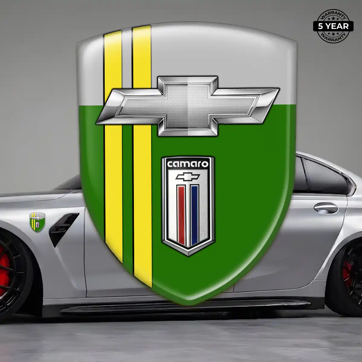 Chevrolet Automotive Logo Sticker Sleek Style