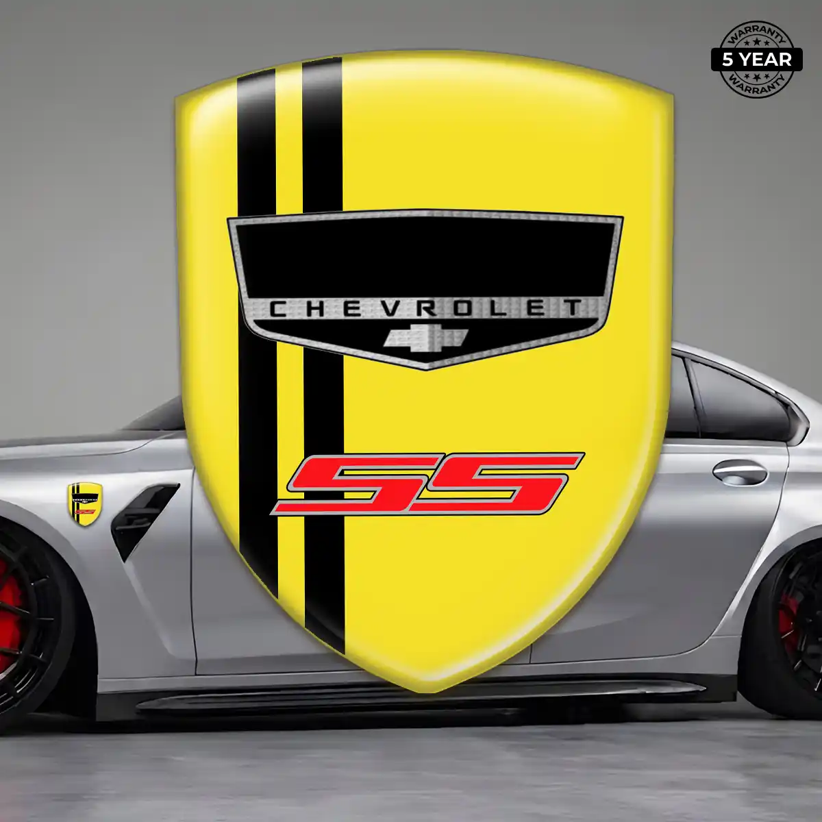 Chevrolet Automotive Resin Decal Refined Design