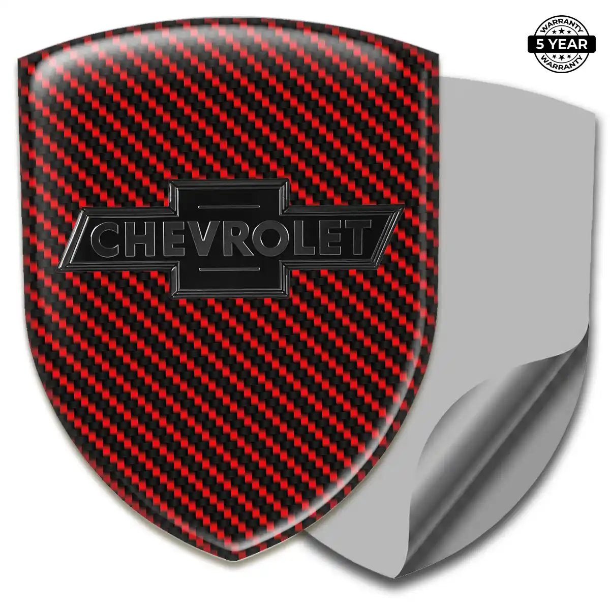Chevrolet Automotive Resin Decal Sleek Style
