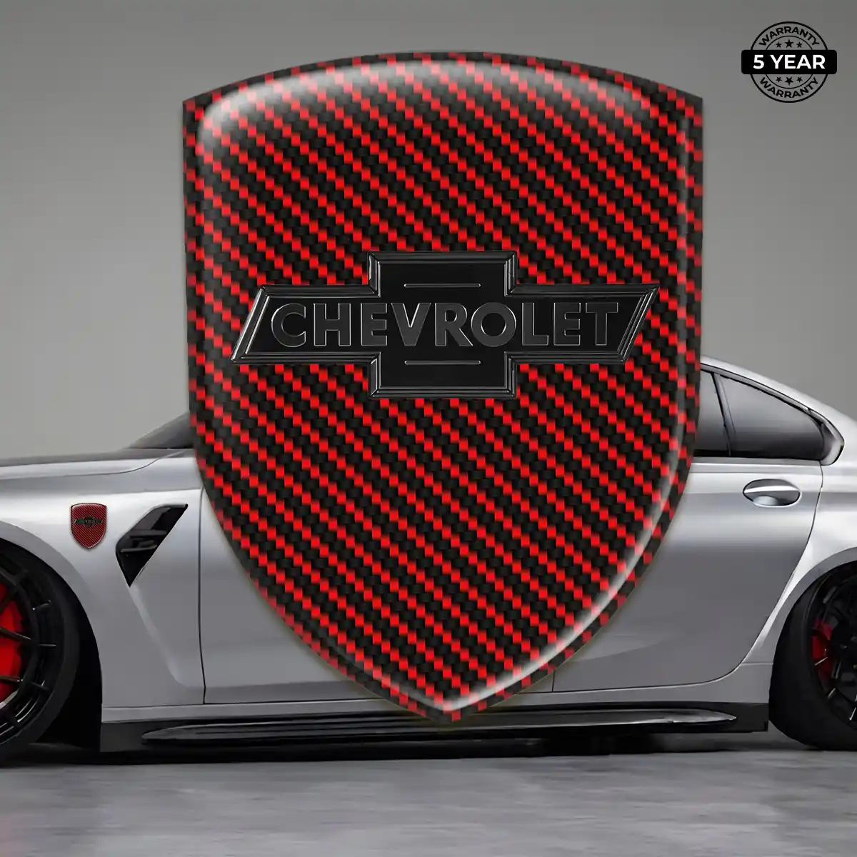 Chevrolet Automotive Resin Decal Sleek Style