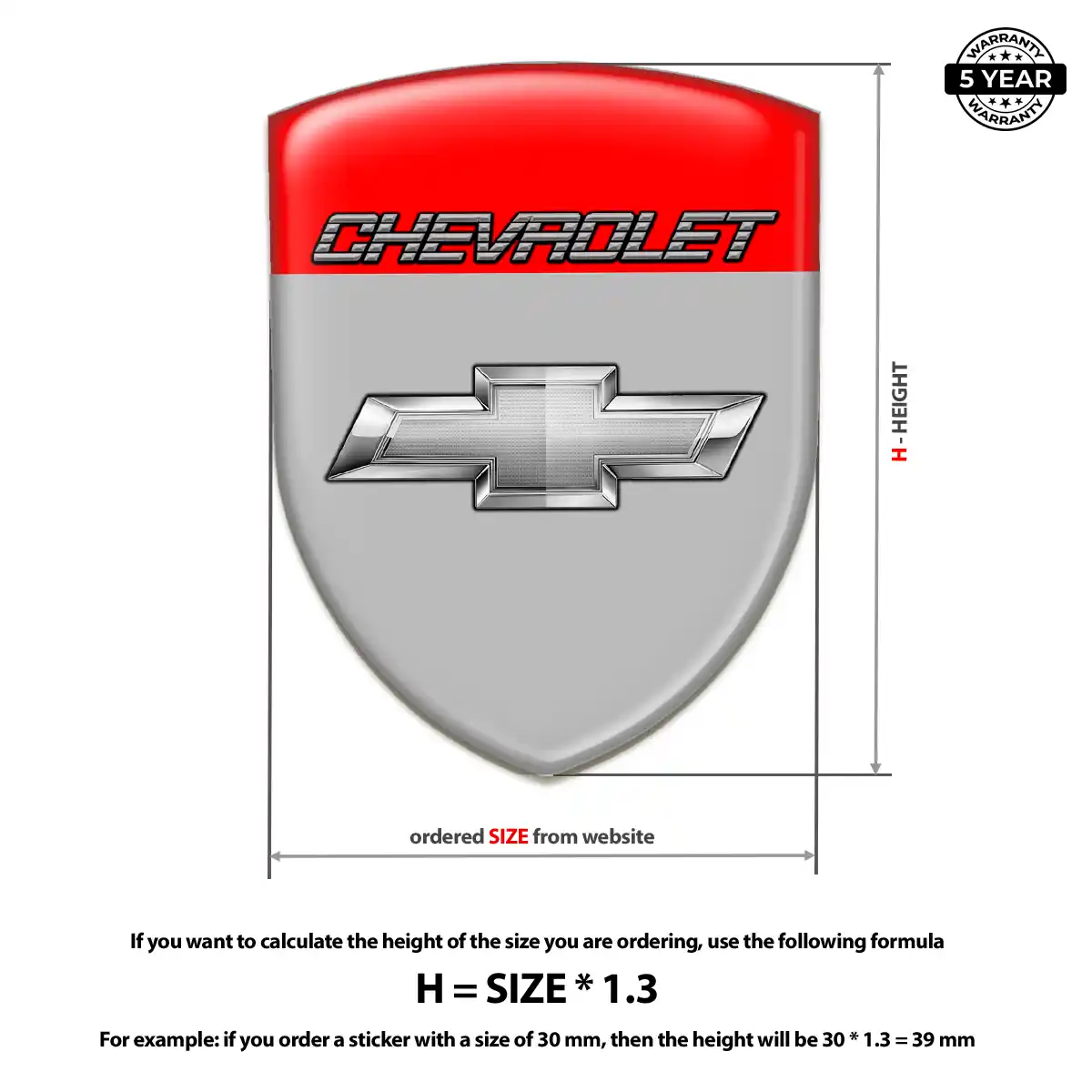 Chevrolet Badge Elite Finish