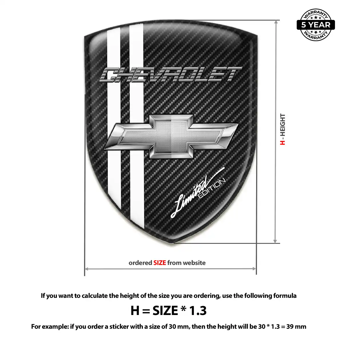 Chevrolet Badge Prestige Line