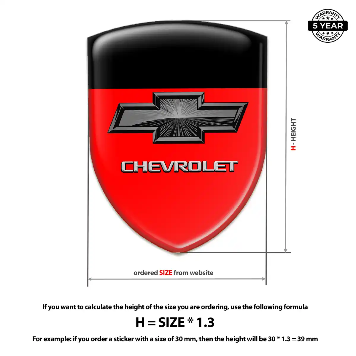Chevrolet Badge Prime Quality