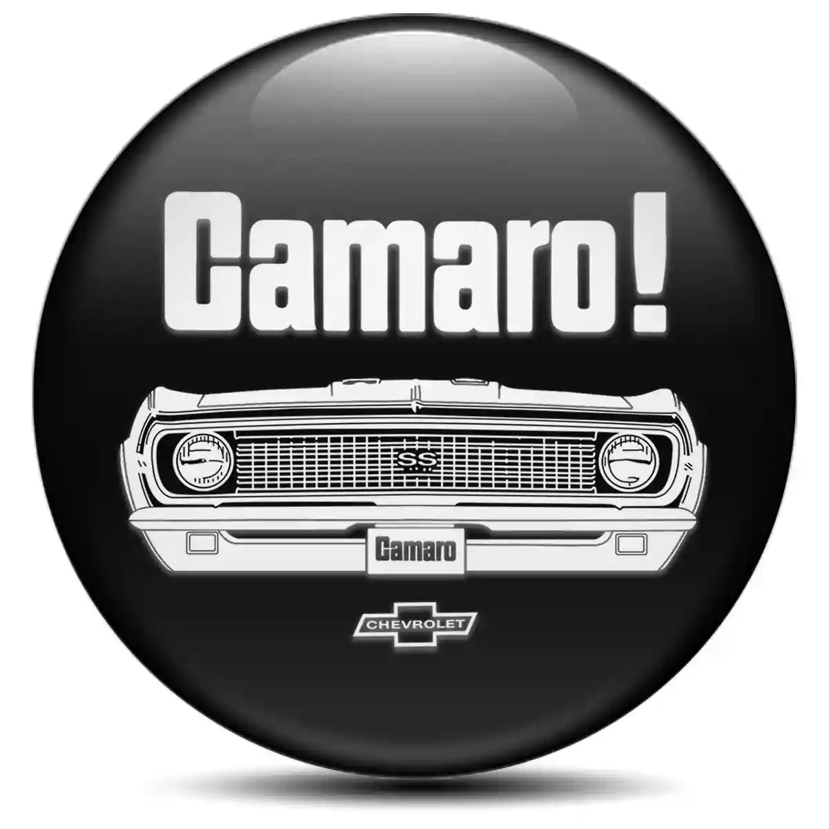 Chevrolet Camaro Logo Silicone Badge Stylish Design