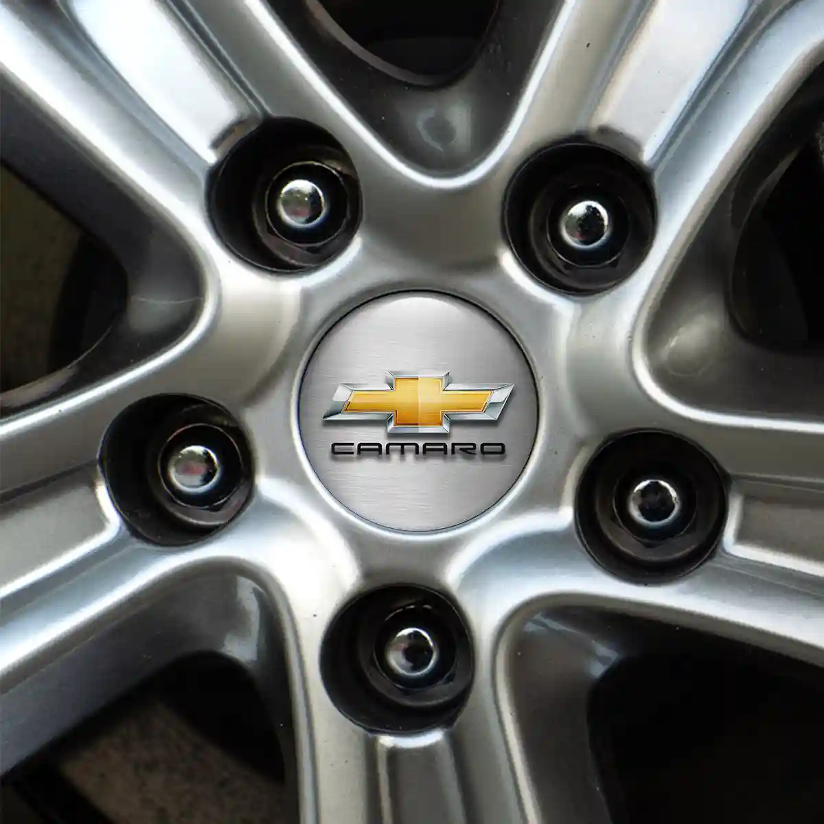 Chevrolet Camaro Logo Silicone Sticker Stylish Design