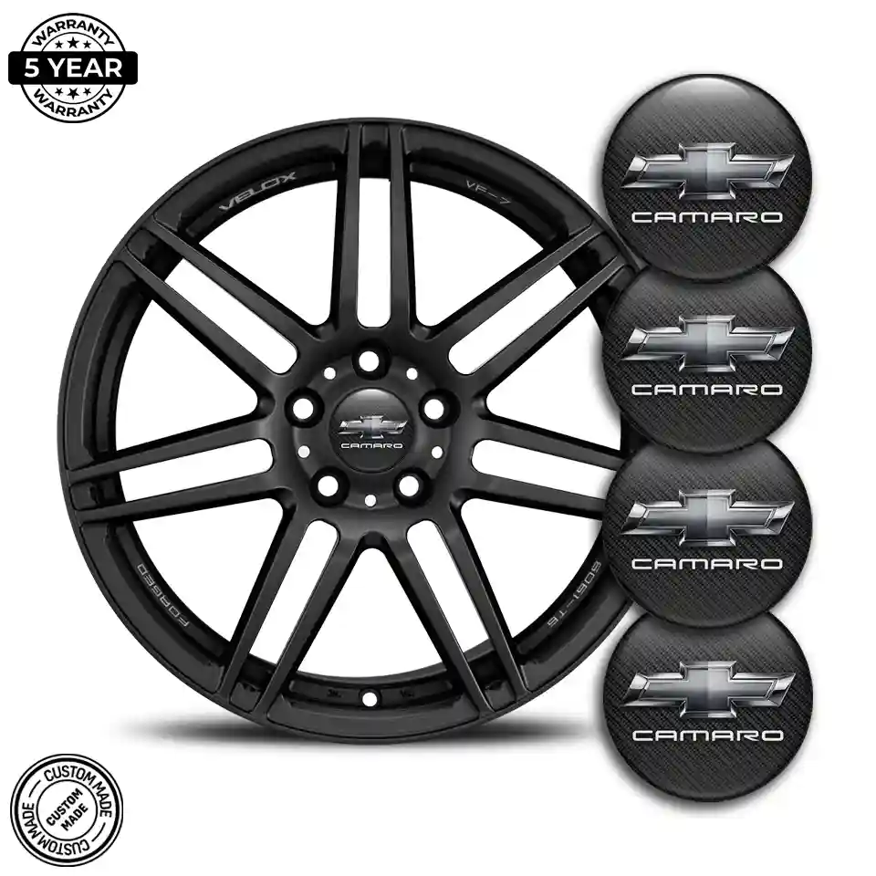 Chevrolet Camaro Wheel Emblem Self-Adhesive Stylish Design