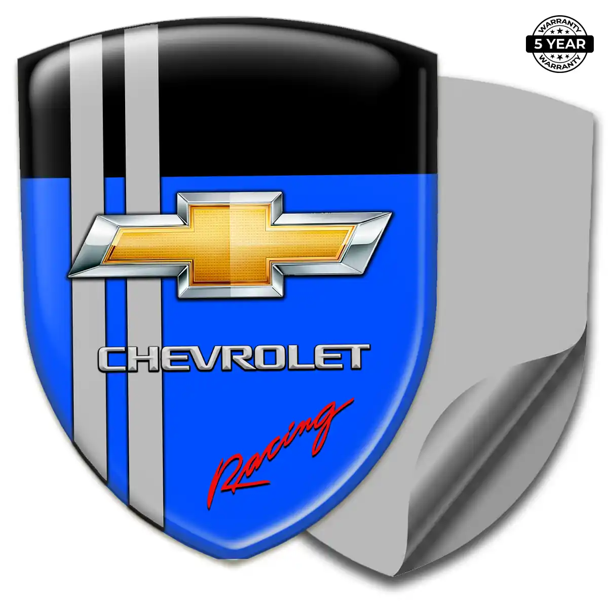 Chevrolet Car Badge Sticker Elite Finish