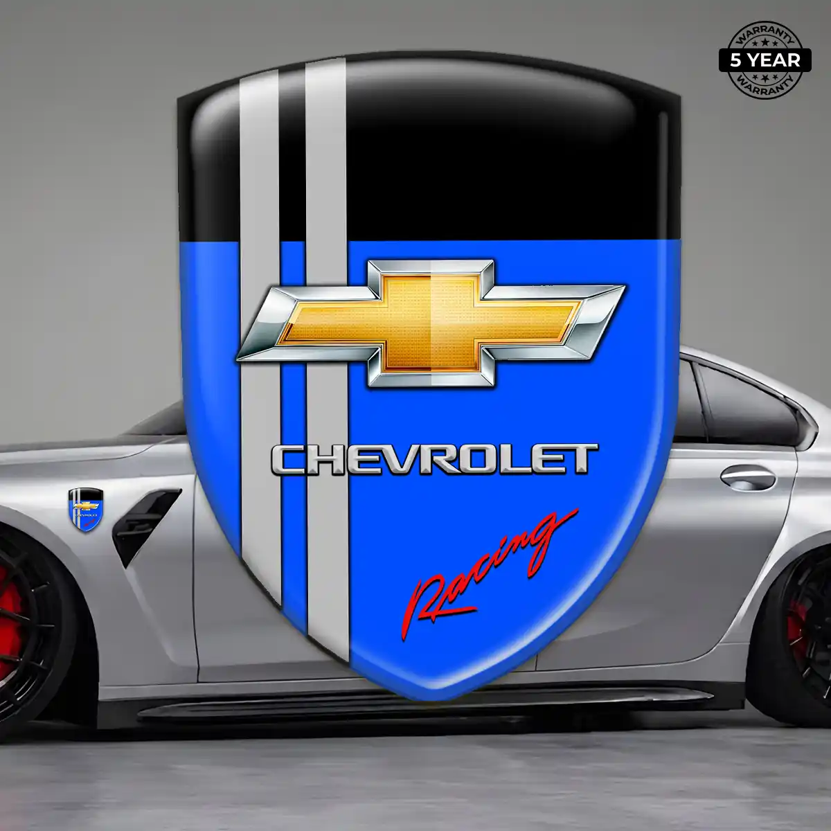 Chevrolet Car Badge Sticker Elite Finish