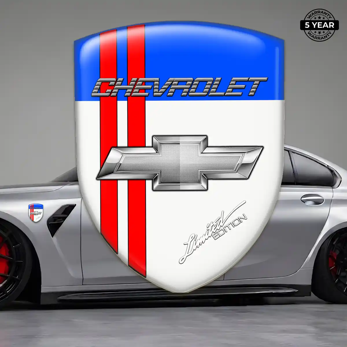 Chevrolet Car Badge Sticker Prestige Line