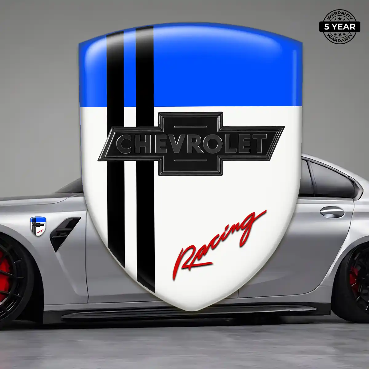 Chevrolet Car Badge Sticker Refined Design