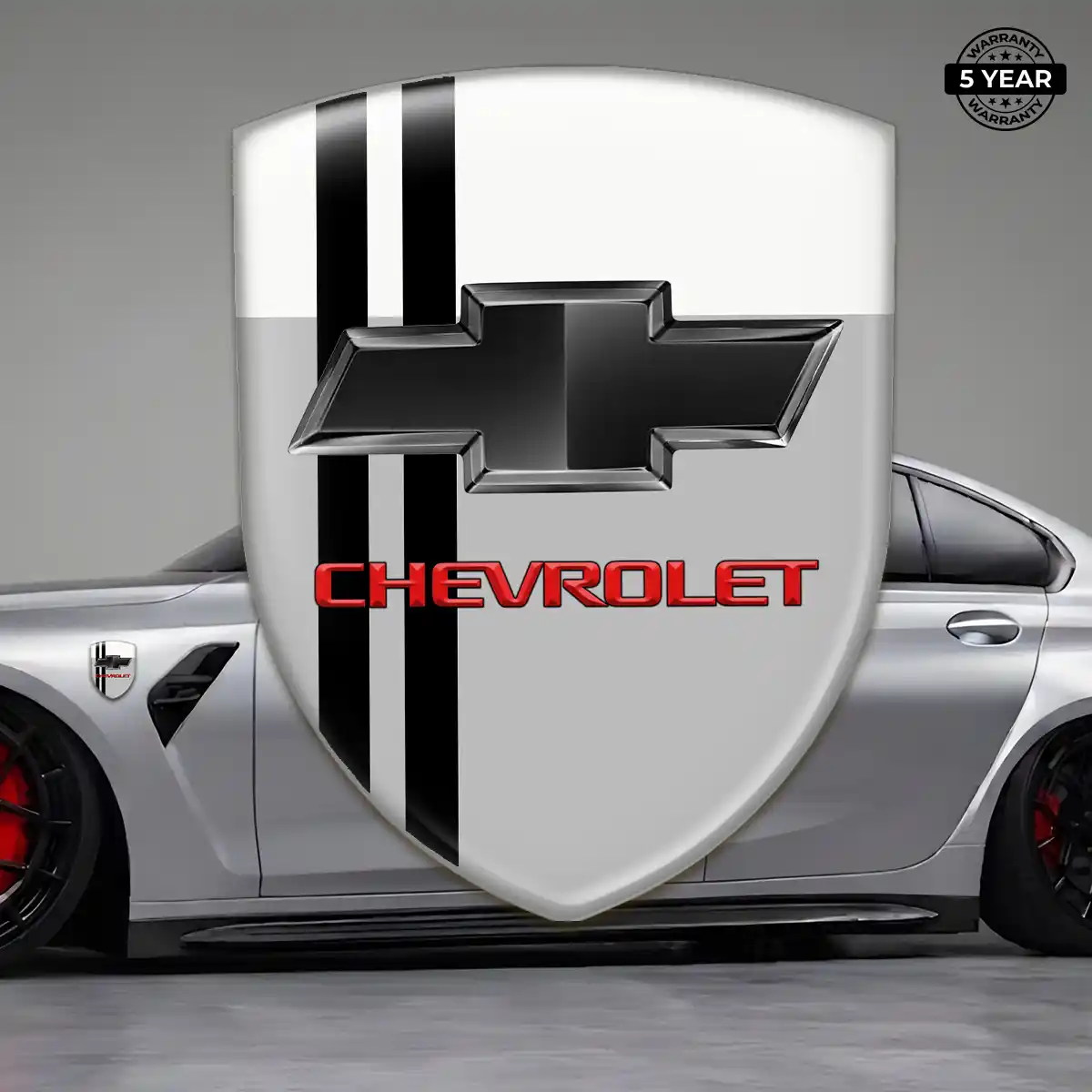 Chevrolet Car Badge Sticker Sleek Style